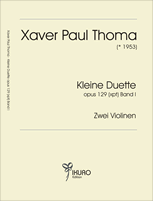 06072 Xaver Paul Thoma: Kleine Duette für zwei Violinen opus 129 (xpt) Band I