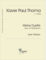 07032 Xaver Paul Thoma: Kleine Duette für zwei Violinen opus 129 (xpt) Band II
