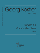 08121 Georg Kestler: Sonate für Violoncello allein (1920)